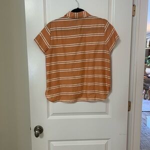 Striped Tan Women's Top